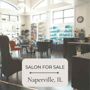 photo of a salon for sale in naperville illinios