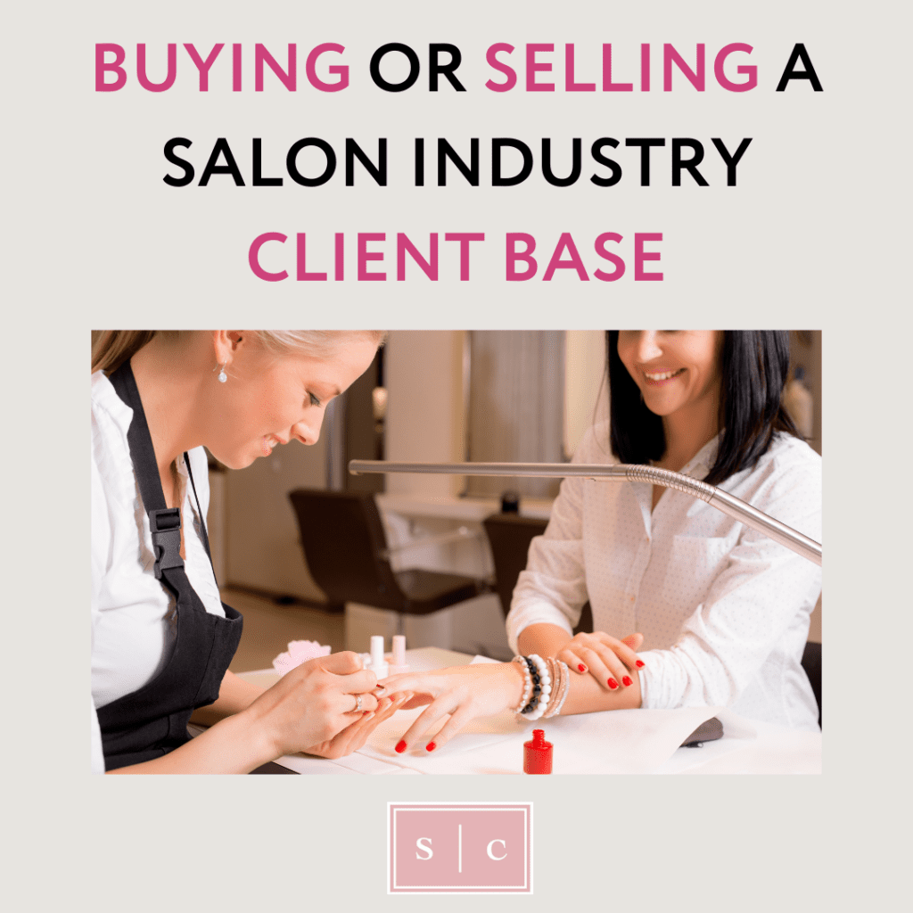 photo of a salon professional who is considering selling her client base