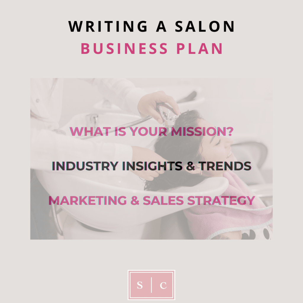 the 3 things you need to write into a salon plan