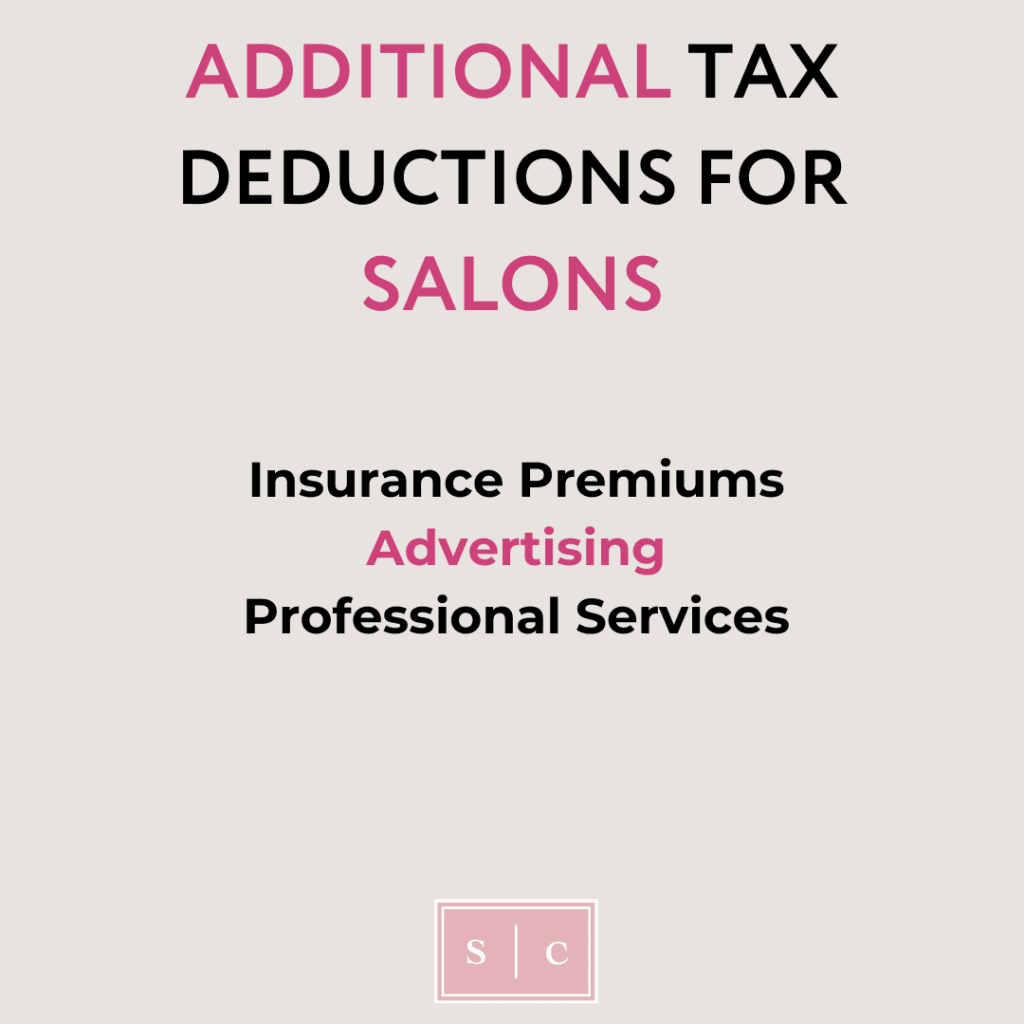 other business expenses hair stylists can write off for taxes