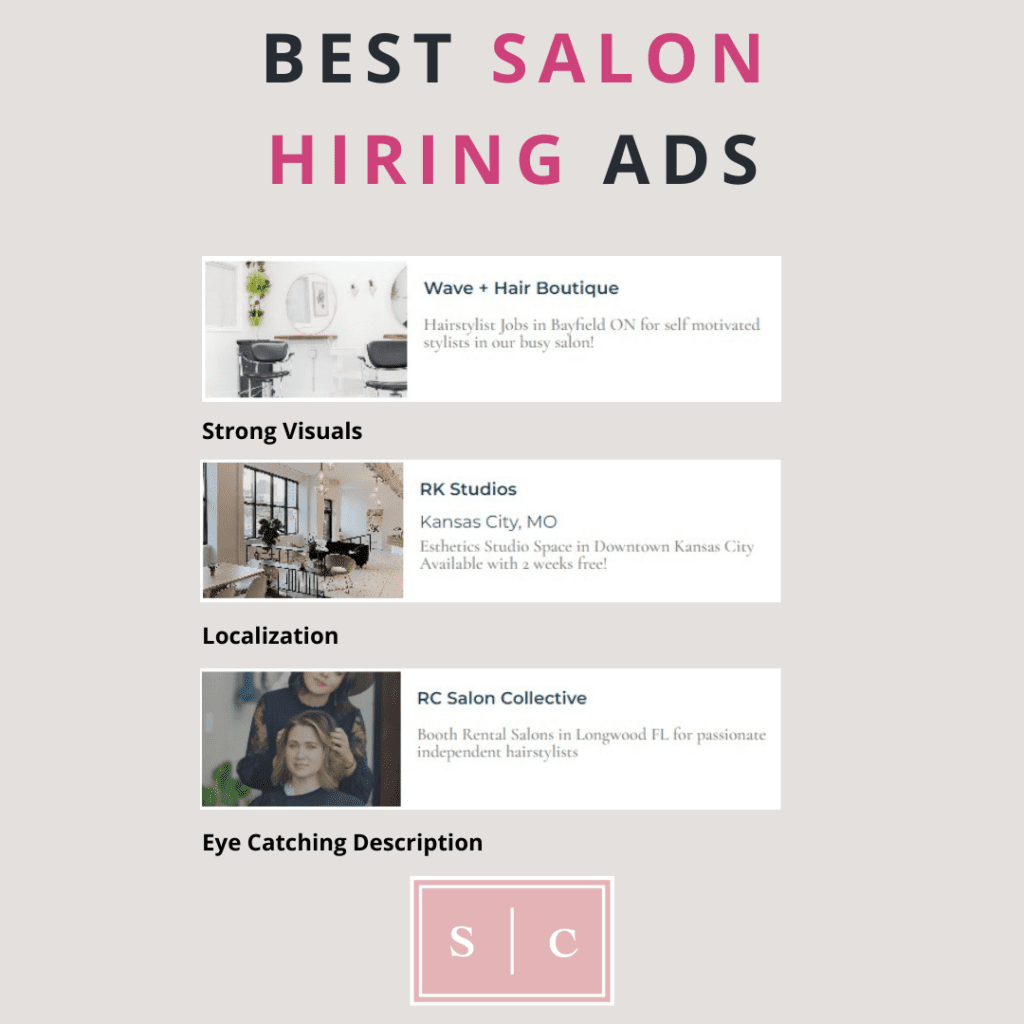 salon hiring ad example