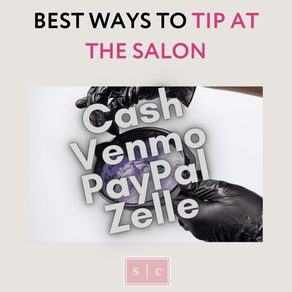 what hairstylists prefer you use to show gratuity