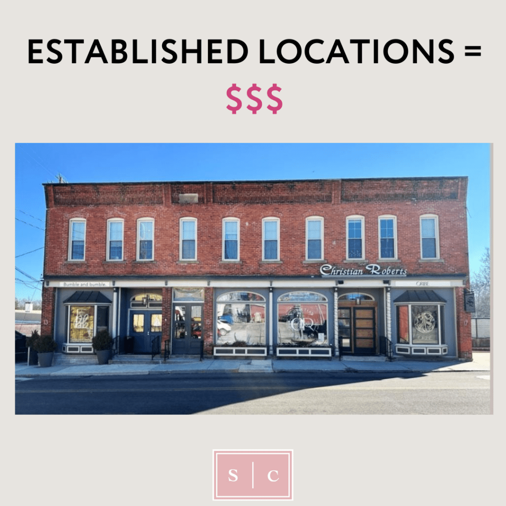 photo of christian Roberts salonspa and their excellent location