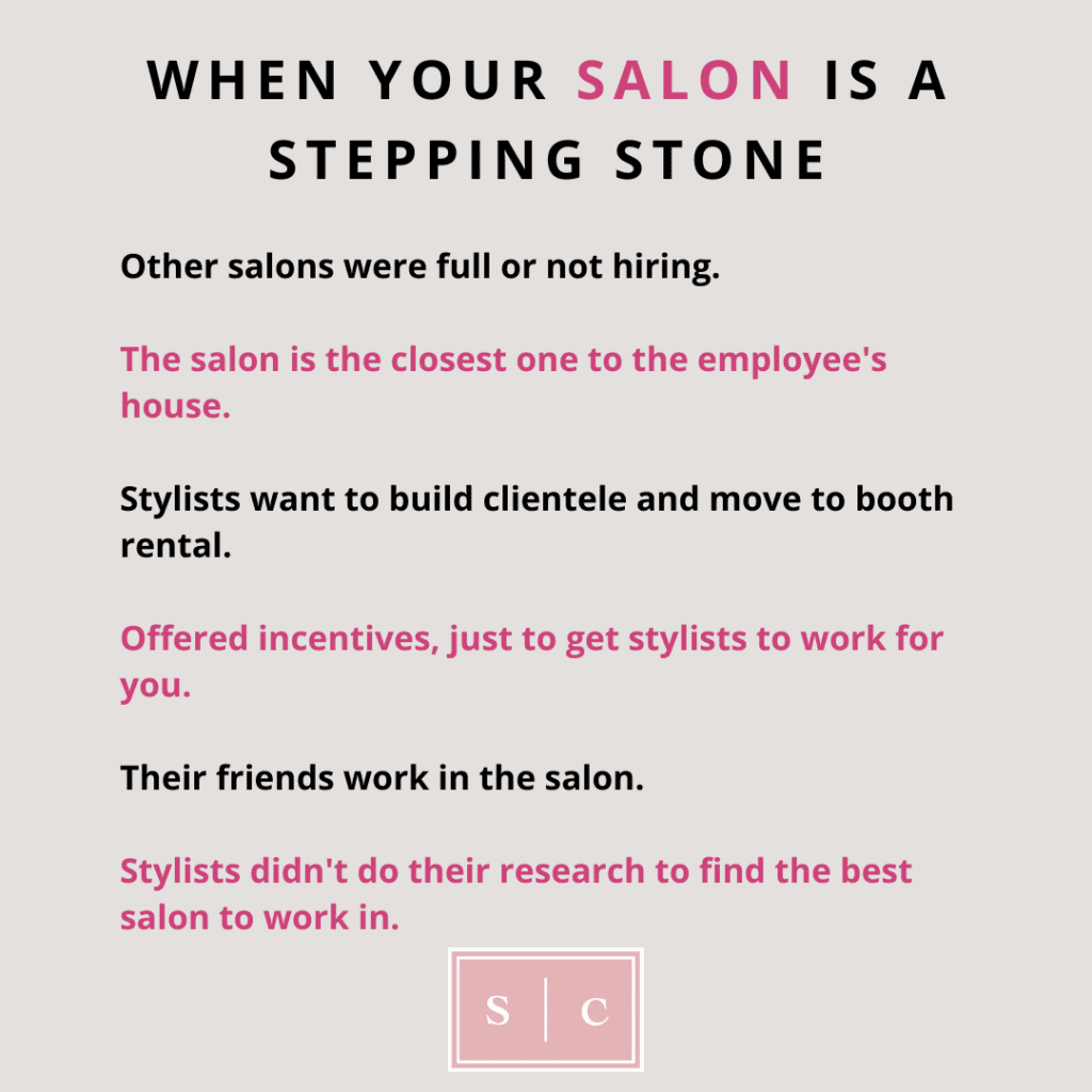 how to know if hairstylists plan to leave a salon