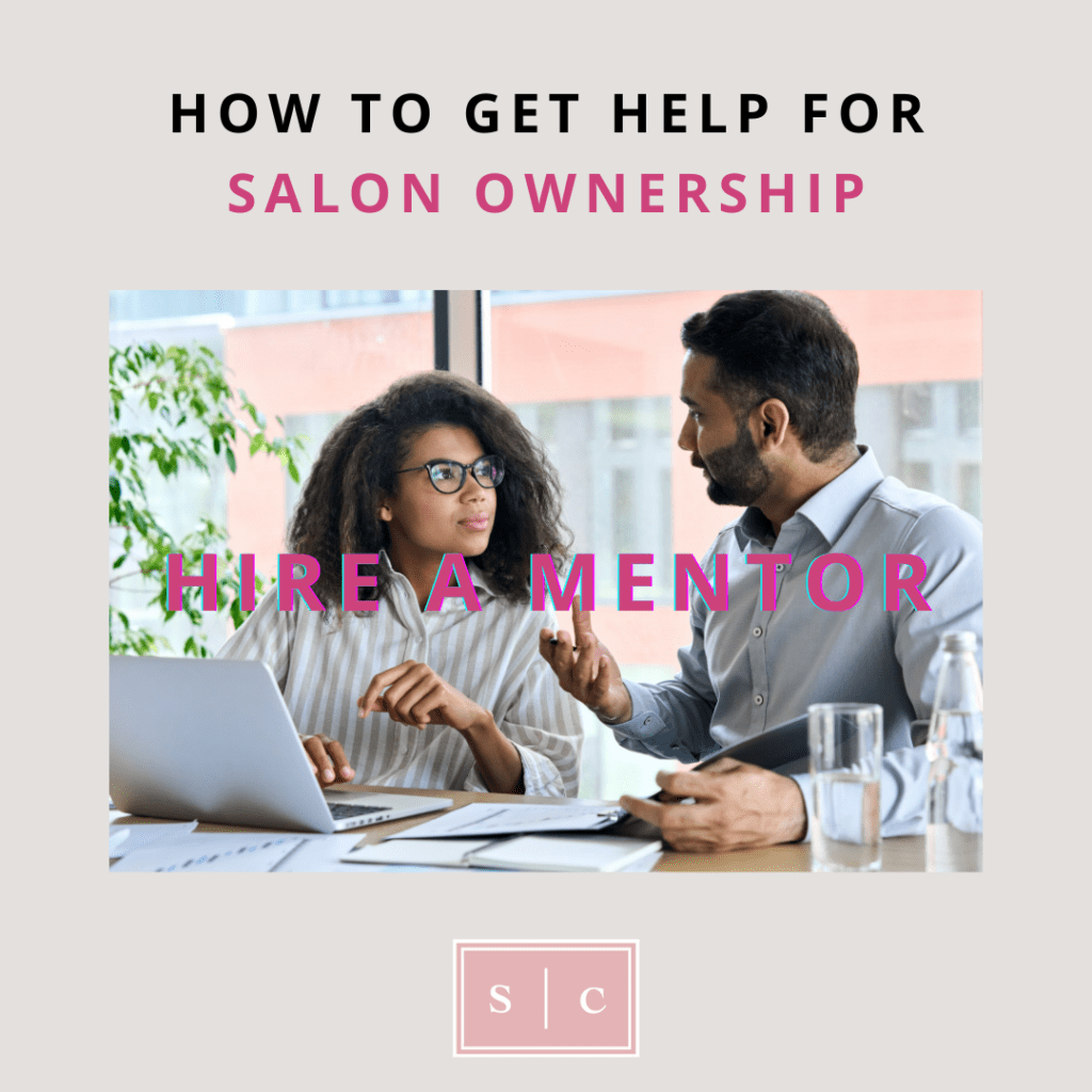hiring a salon mentor