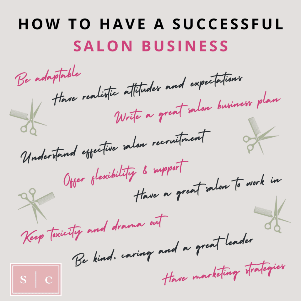 what do you need for a successful hair salon
