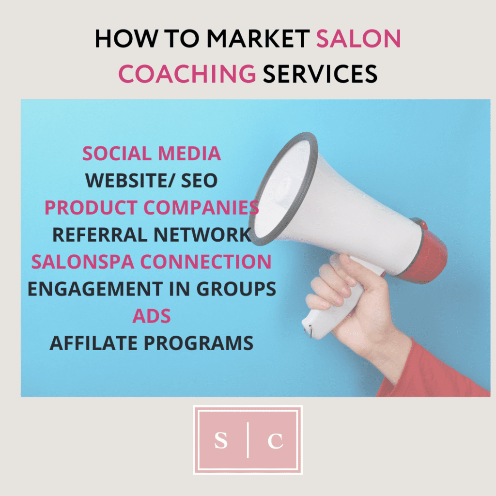 ways for salon consultants to advertise