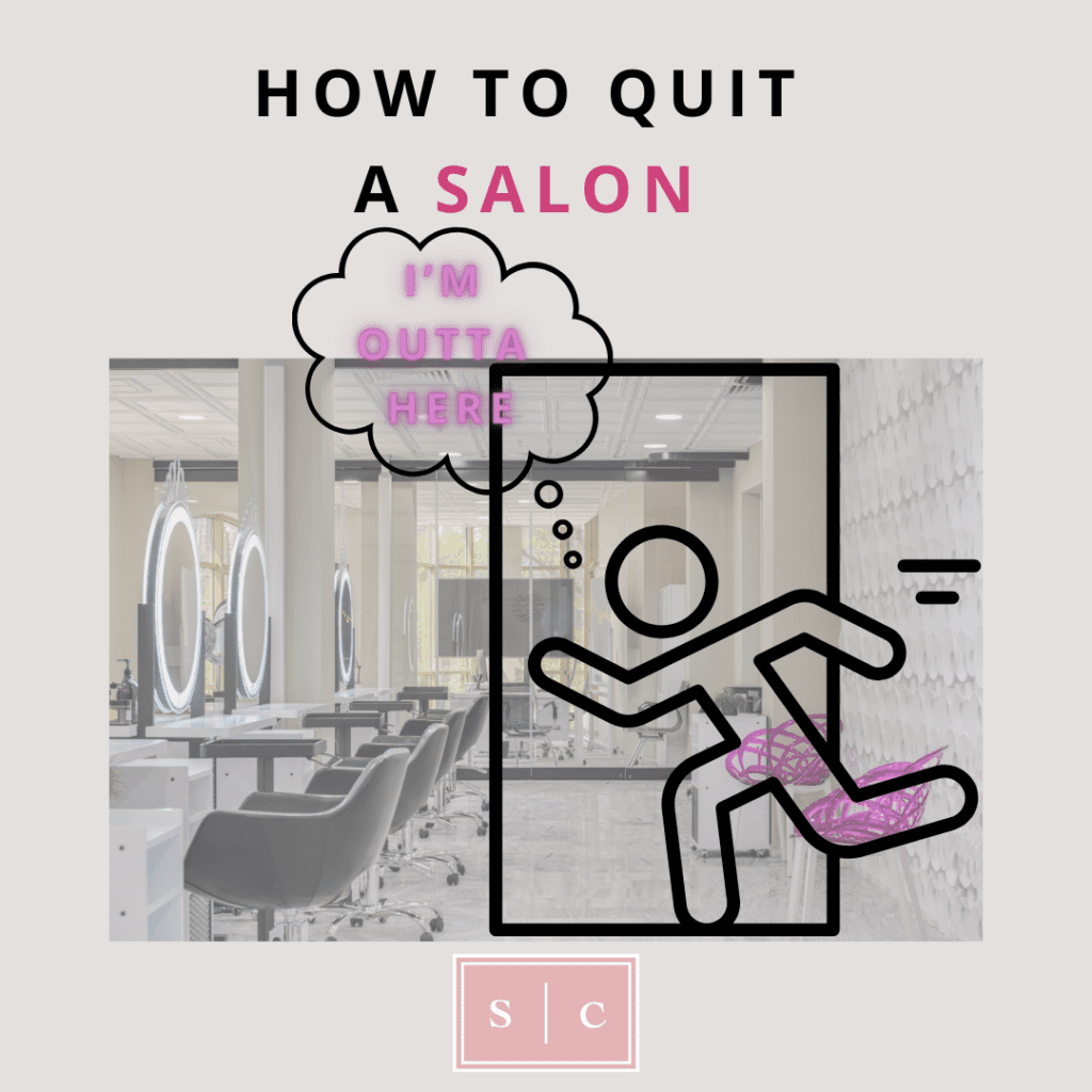 quit salon job