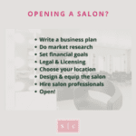 what you need to open a salon