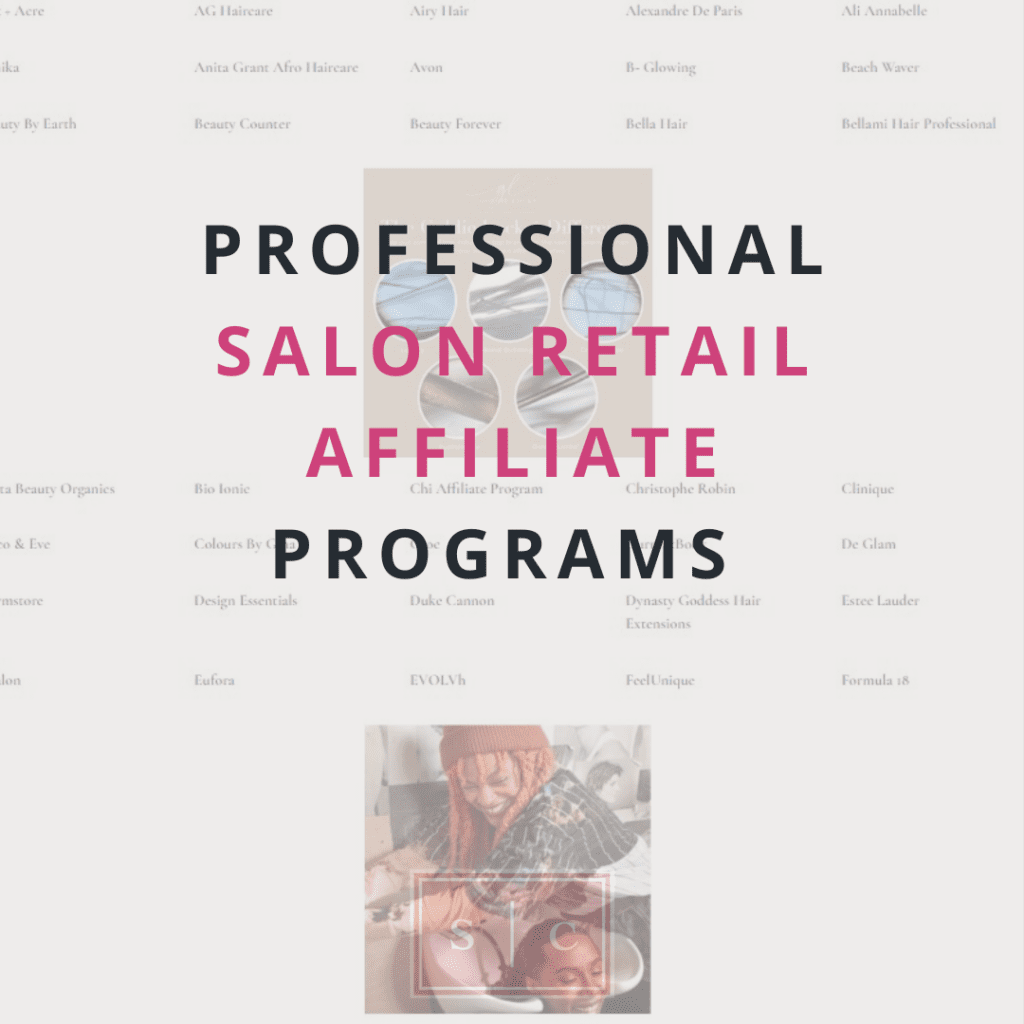 hairstylist affiliate programs