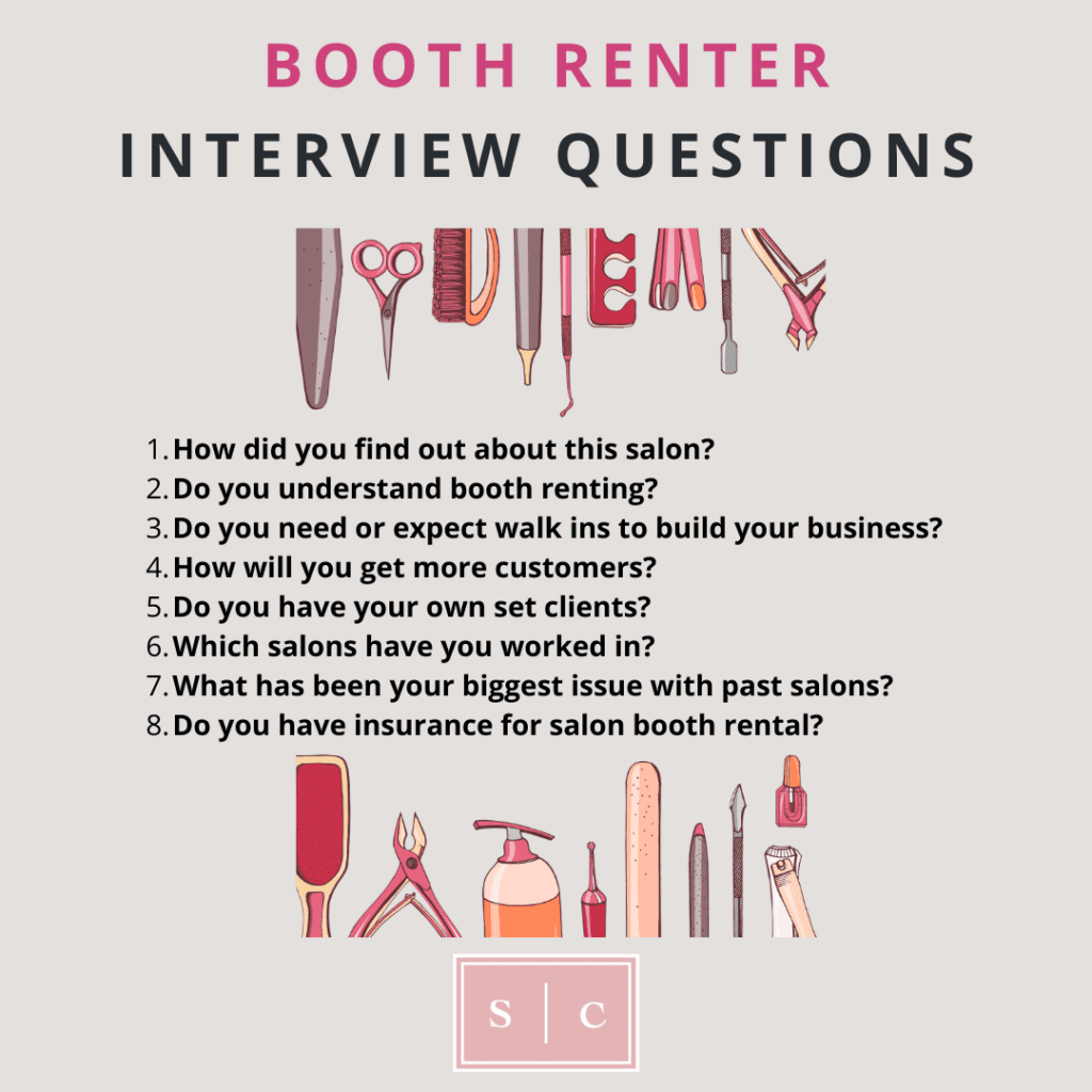 booth rental questions