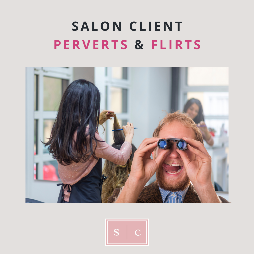 what to do if you get hit on in the salon