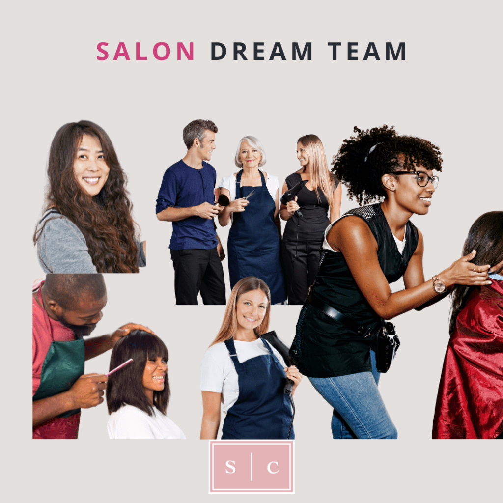 A salon owner hiring stylists for their salon