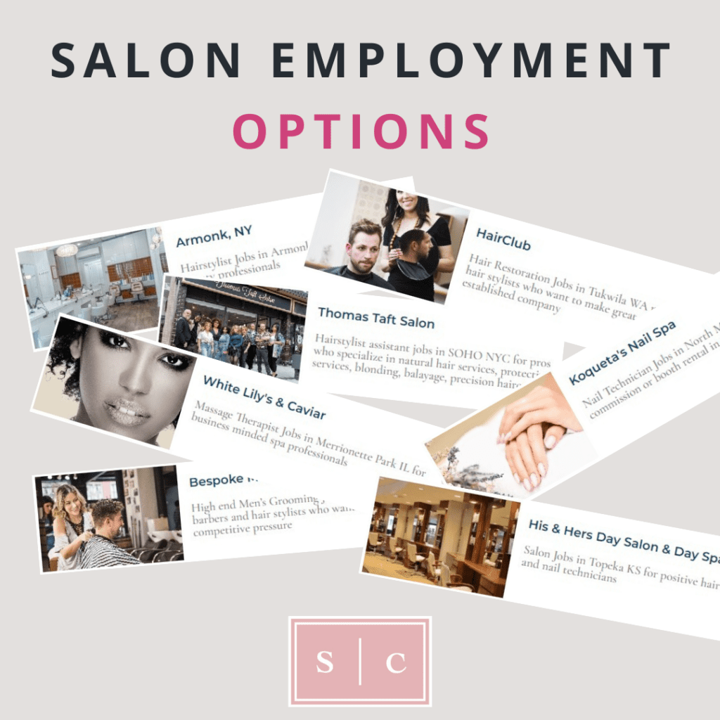 salon employment options