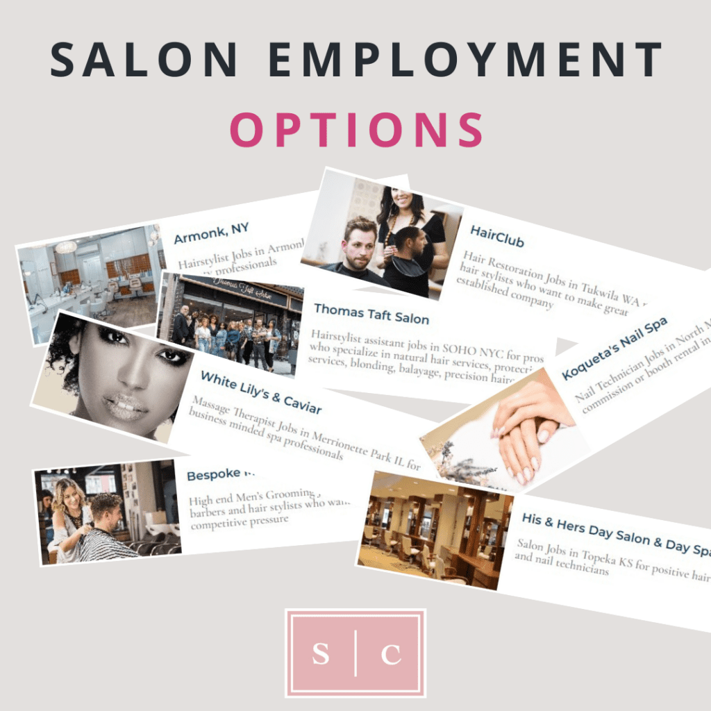 Salon Employment Learn About Working In A Salon