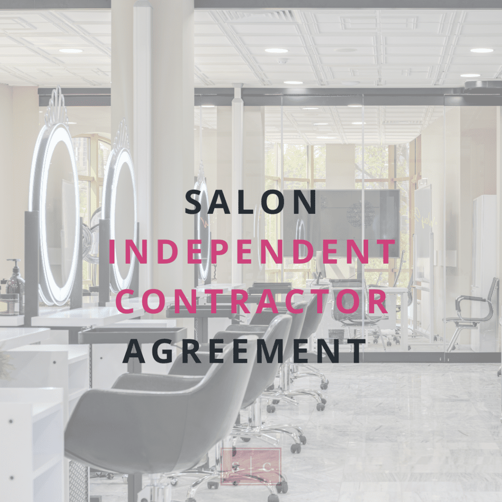 booth rental salon contract