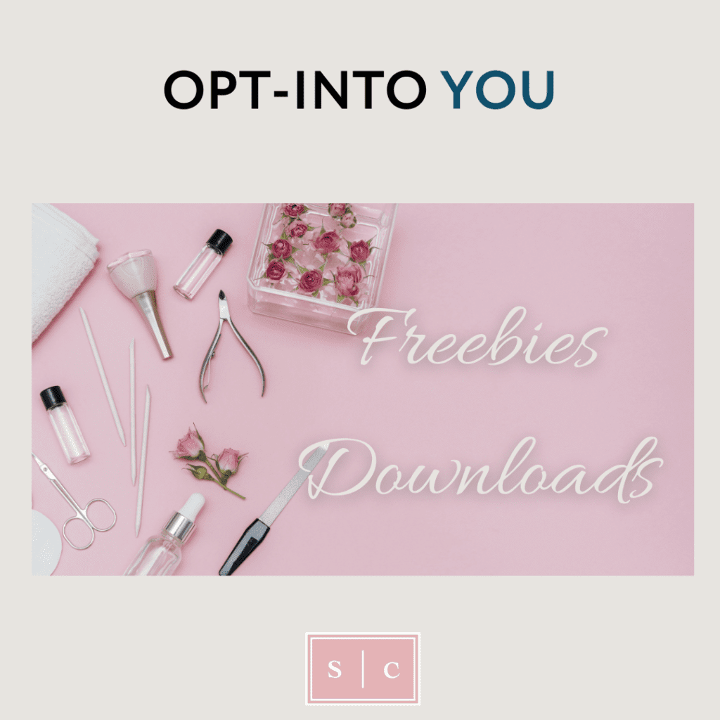 how opting into freebies and downloads helps beauty industry businesses