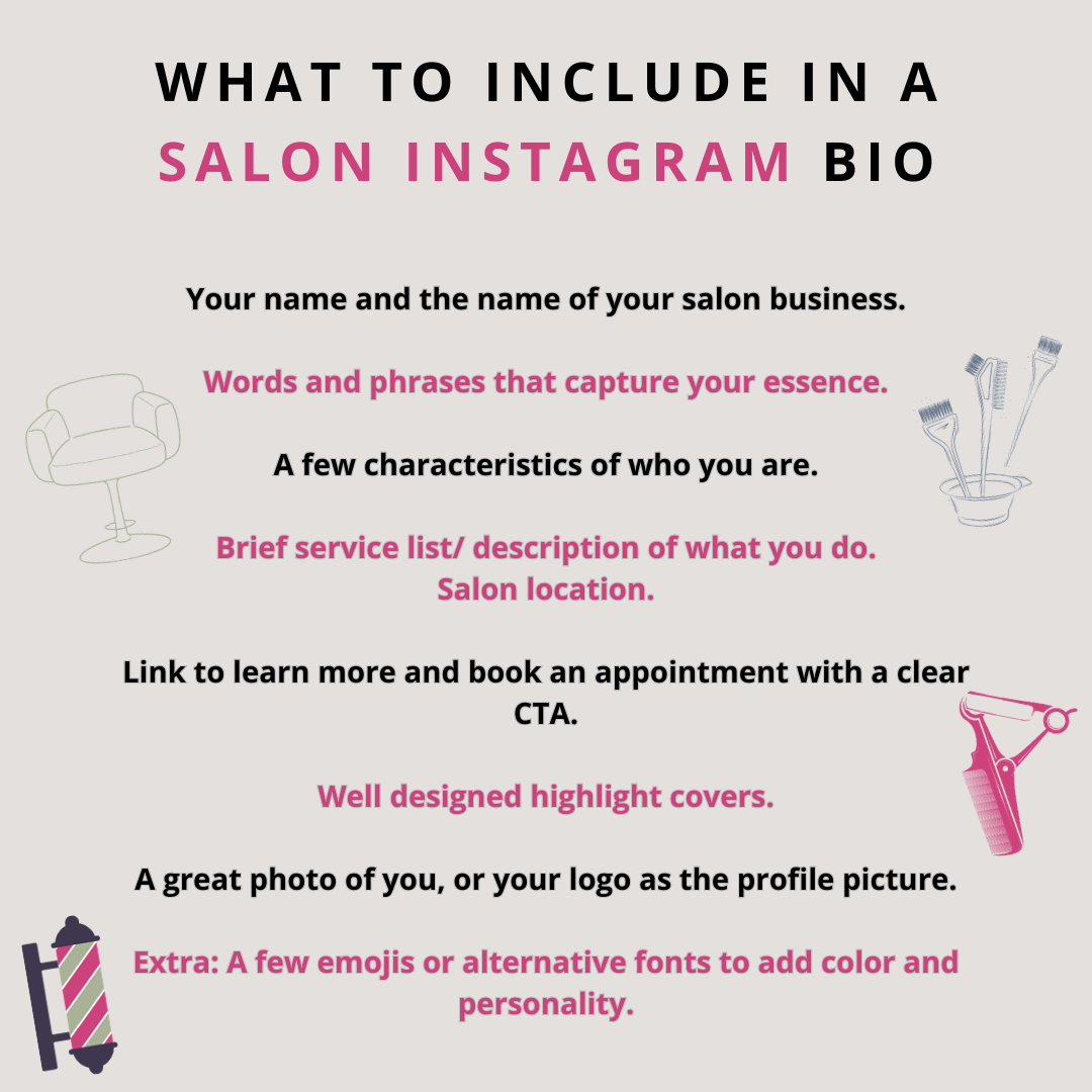 Hair Stylist Bios Salon Social Media & Publication Bio Tips