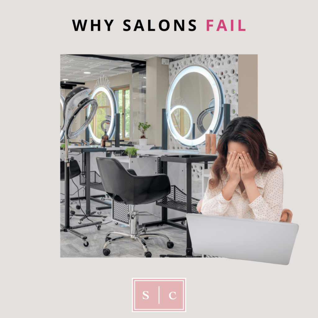 a salon owner struggling to keep the salon open